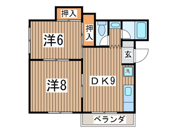 第一カサリンダの物件間取画像